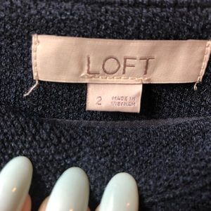 LOFT Skirts - LOFT Navy Blue Skirt w/ Gold Buttons LOFT Skirts - LOFT Navy Blue Skirt w/ Gold Buttons